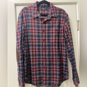 Men’s JCrew Plaid Flannel, Large
